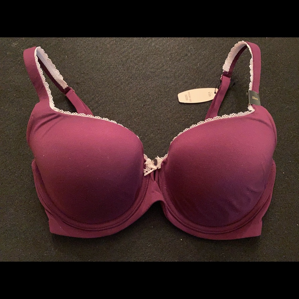 Body by Victoria  by Victoria Secret Bra 32DD Wine